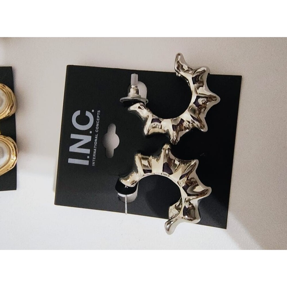 INC International Concepts Jewelry Lot – Earrings & Statement Necklace – NEW - Picture 7 of 9